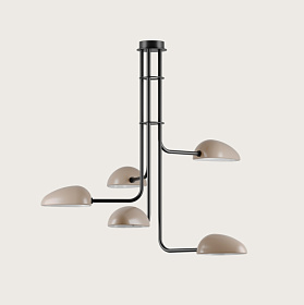 Подвесной светильник Kezo 5L черный/SILHOUETTE