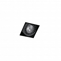 Черный встраиваемый светильник Nano Colin-1 LED без рамки черный 7/12W 3000K 56° 915/1465 лм