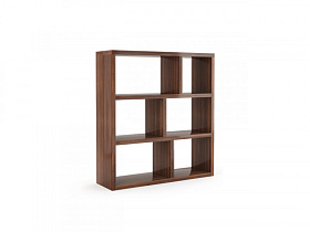 Книжный стеллаж Tenafly MEDIUM 1 ML329 Striped Iron Wood