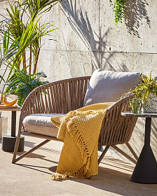 Веревочное кресло Branzie коричневое