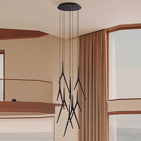 9369+9220 (8L) Подвесная люстра ARRECIFE