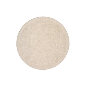 Ковер Marely круглый, белый, шерстяной, Ø 200 см