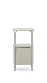 Тумба для ванной Arely из стали и белого лака 60 x 40 см