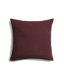 Чехол для подушки Tarilo из хлопка бордового цвета плиссированный, 50 x 50 см
