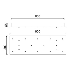 9393+9240 (14L) Подвесная люстра BOOMERANG