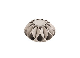 Пуф высокий Ruff Pouf серый Ø70