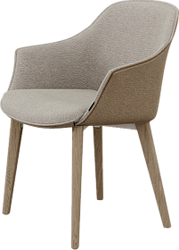 Стул Kedua Wooden обивка двухцветная