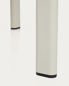 Уличный стол Anafi из спеченного камня и бежевого алюминия 180 x 90см