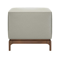 Пуфик CALPE шпон ореха F, экокожа PU78