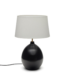 Foixa Металлическая настольная лампа с черной отделкой