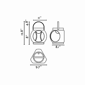 Переносной светильник Candela 