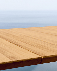 Стол Icaro из массива тикового дерева, 220 x 102 см