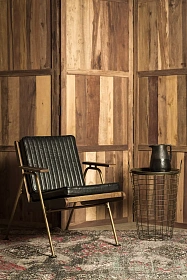 Черное кресло в стиле ретро Arnal