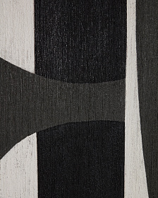 Абстрактная черно-белая картина Onure, 120 x 200 см