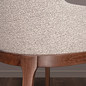 Стул Garbo/А ткань Loop 07, итальянский орех