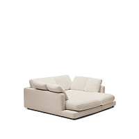 Gala 3-х местный диван с двойным шезлонгом бежевого цвета 210 см
