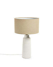 Mijal Керамическая настольная лампа с белой отделкой