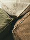 Подушка-пуф Handloom хаки  45*45*45