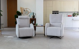 Кресло-реклайнер поворотное Litto Emily E Star Swivel Base