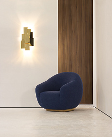 Настенный светильник Inspiring Trees Hammered Golden Large