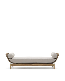 Catalina Шезлонг из светло-серой веревки и массива акации