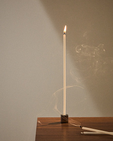 Набор из 4 подсвечников Acadia из нержавеющей стали с серебряной отделкой