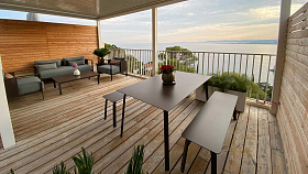 Уличный прямоугольный стол Stack 160