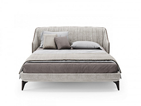 Кровать Sahara 160x200 ткань/кожа