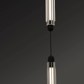 Подвесной светильник LUMINA 600 2L COLGANTE черный LED 24W 2200K