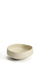 Кухонный поднос Mireni из папье-маше бежевый Ø 29 см