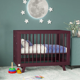 Кроватка для новорожденного Lillaland - модель Lilla Aria Italian Plum