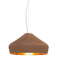 Подвесной светильник Pleat Box LED 47 коричневый / золотой