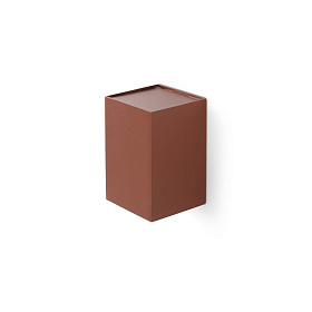 LUNE Терракотовый квадратный настенный светильник