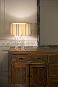 Настольная лампа Linda белая