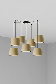 Подвесной светильник Samba Черный/зеленый 7L