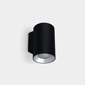 Уличный настенный светильник IP66 Cosmos ø85mm LED 12.7W 3000K ON-OFF Черный 972lm