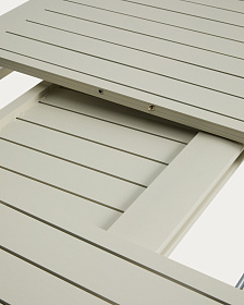 Комплект садовой мебели Brela стол и 6 стульев Canea из алюминия цвета экрю