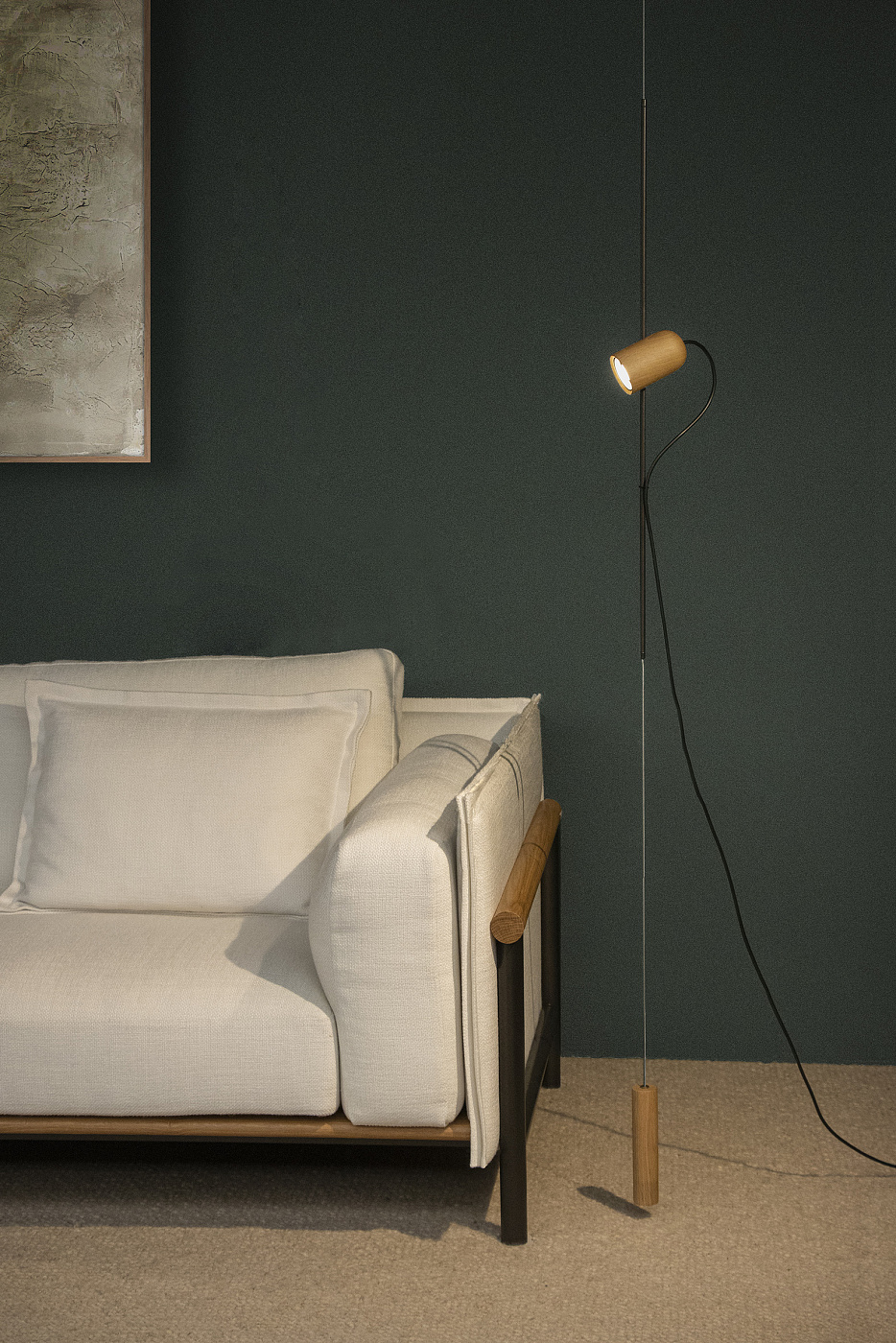 Подвесной светильник Onfa дуб/графитовый металл