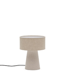 Настольная лампа Algaida серая ткань