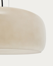 Reig Стеклянный подвесной светильник светло-серый Ø 38 см