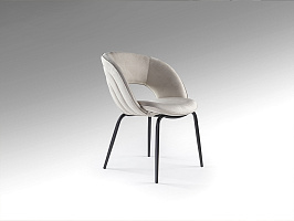 Nim Стул каменно-серый/черный