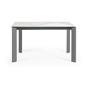 Стол Atta 140 (200) x90 антрацит, керамика