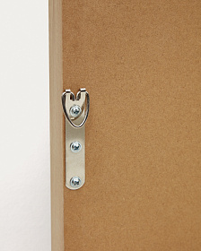 Torroella Абстрактная картина в белом и коричневом цвете 60 x 90 см