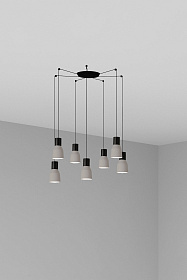 Подвесной светильник Kombo 7L серый