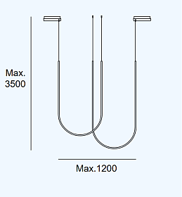 Подвес Tubs Modular Pendant Double Arch 00-A072-05-M1