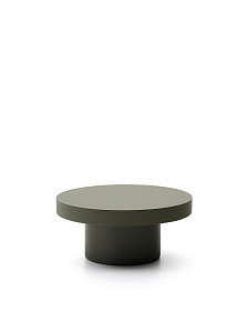 Aiguablava Журнальный столик зеленый цементный Ø66 см