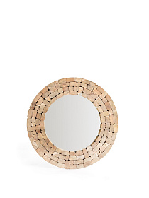 Зеркало Ellipse древесина