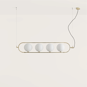 Подвесной светильник Abbacus латунь 4L