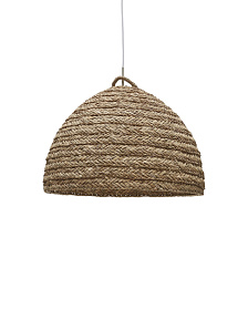 Абажур Fonteta из натурального волокна с натуральной отделкой, 60 см