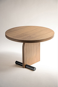 Столик Nova 2 орех-графитовый металл